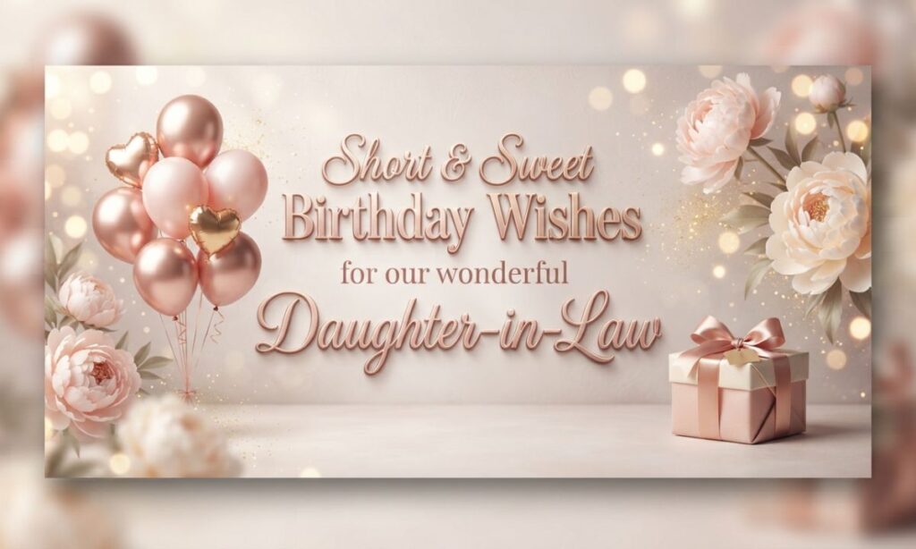150+ Best Birthday Wishes for Daughter in Law Sweet & Heartfelt Messages (2026)