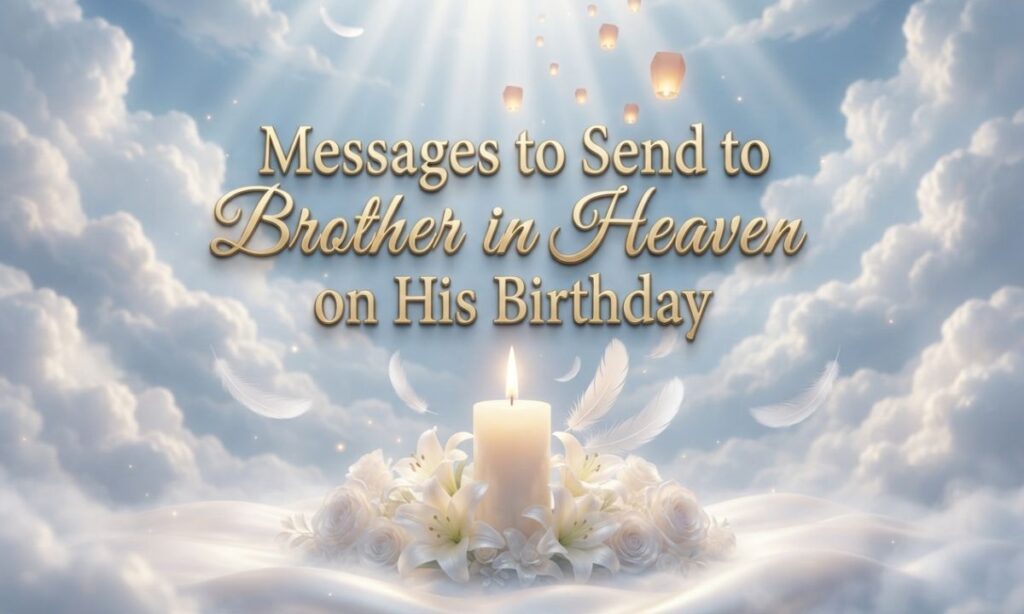 150+ Birthday Quotes for Brother in Heaven Heartfelt Messages & Memories (2026)