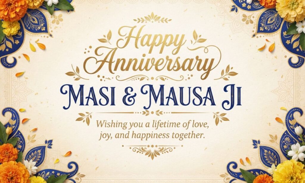150+ Happy Anniversary Wishes for Masi and Mausa – Heartfelt Messages (2026) 