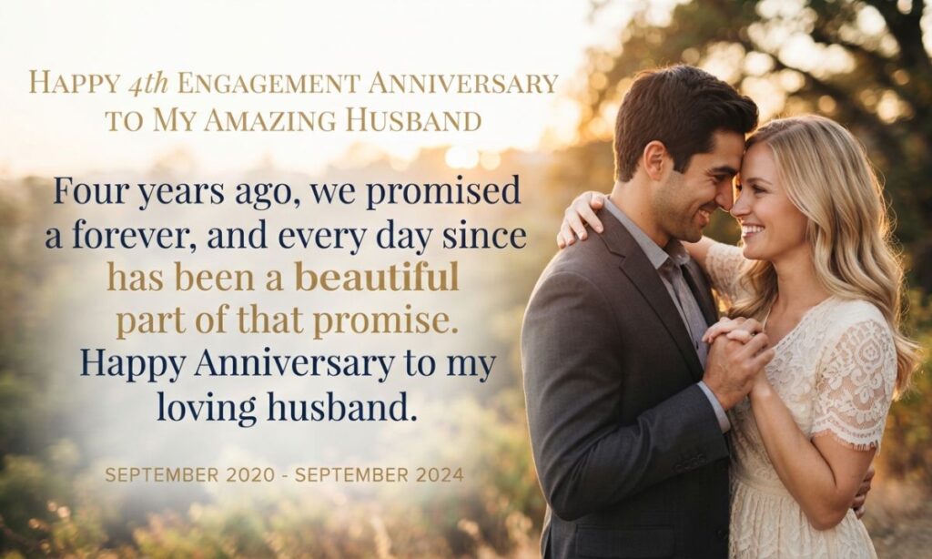 4 year engagement