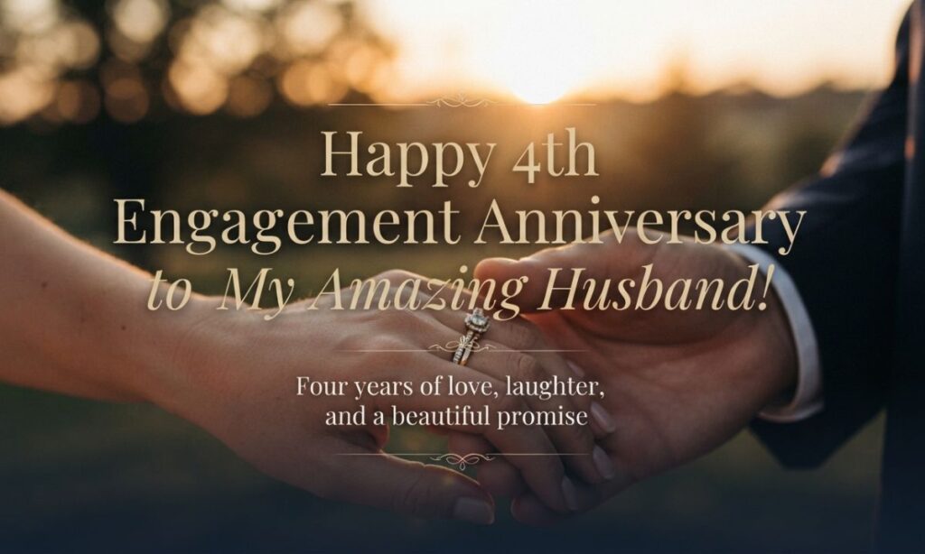 4th engagement anniversary