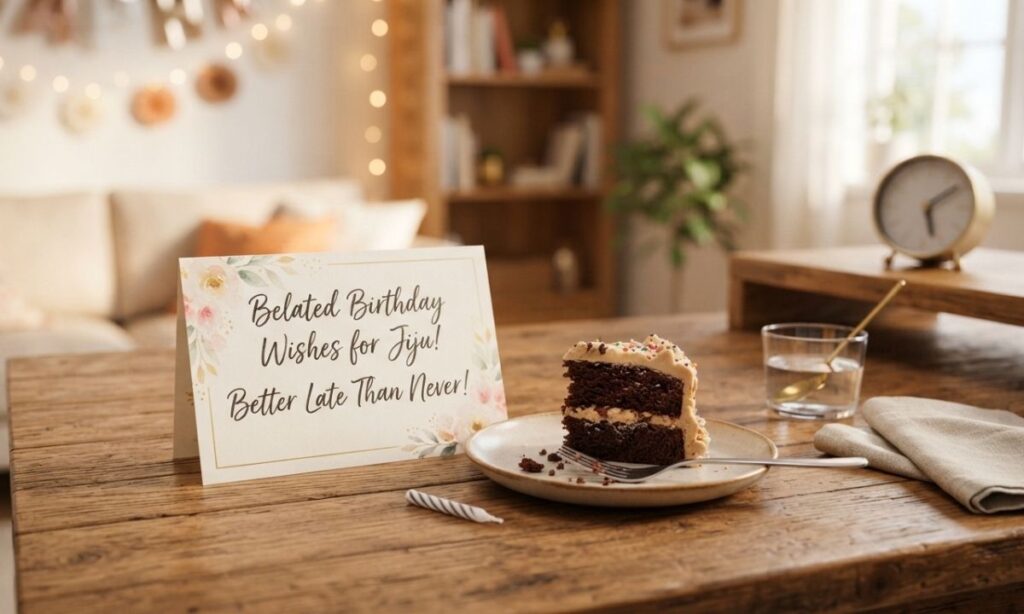 Belated birthday