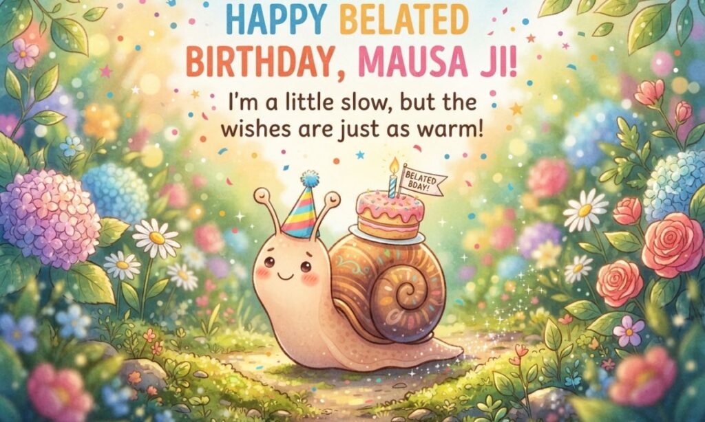 Belated birthday