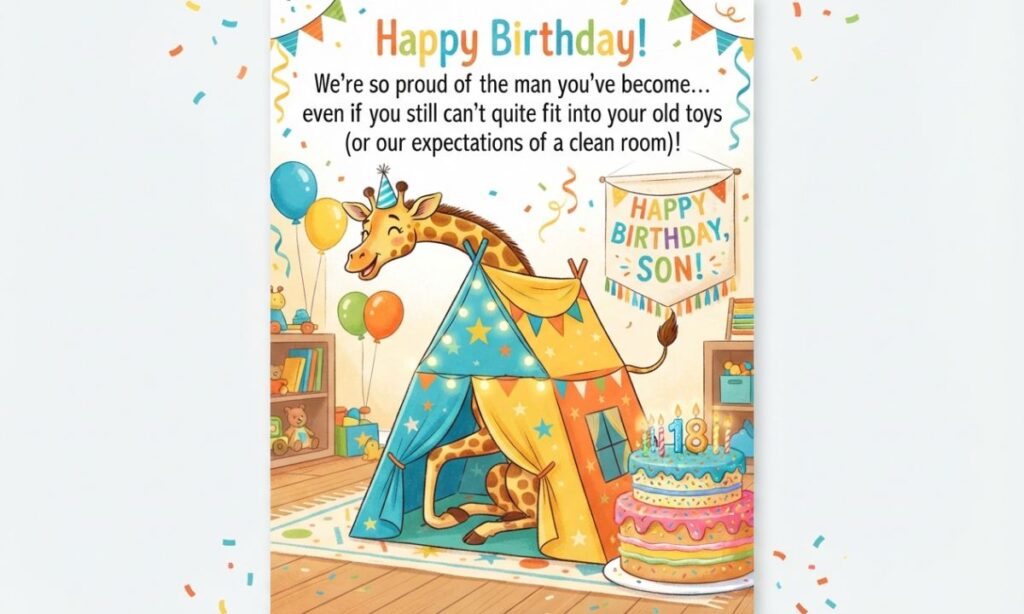 Birthday Messages for Sons with a Funny Twist