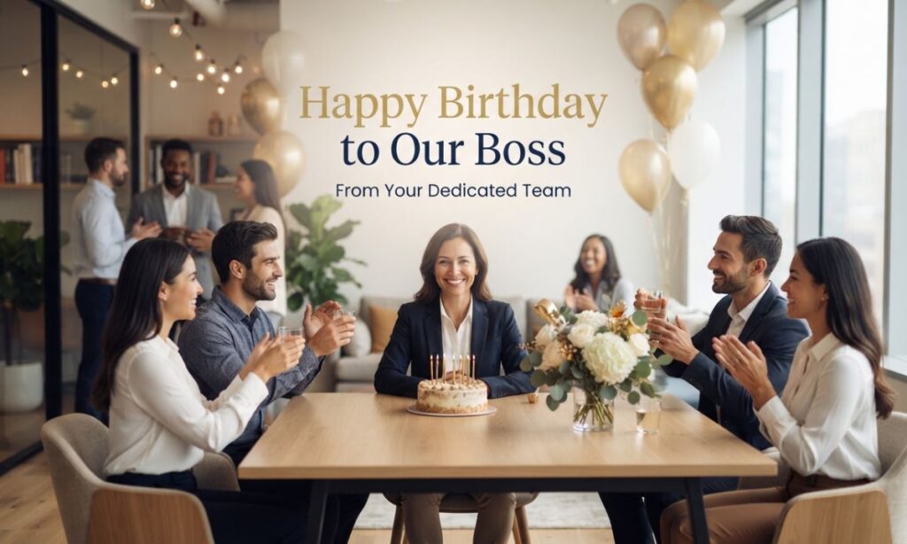 Birthday wishes to boss