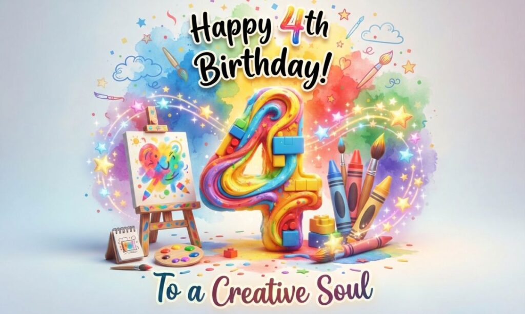 _Creative 4th Birthday Wishes