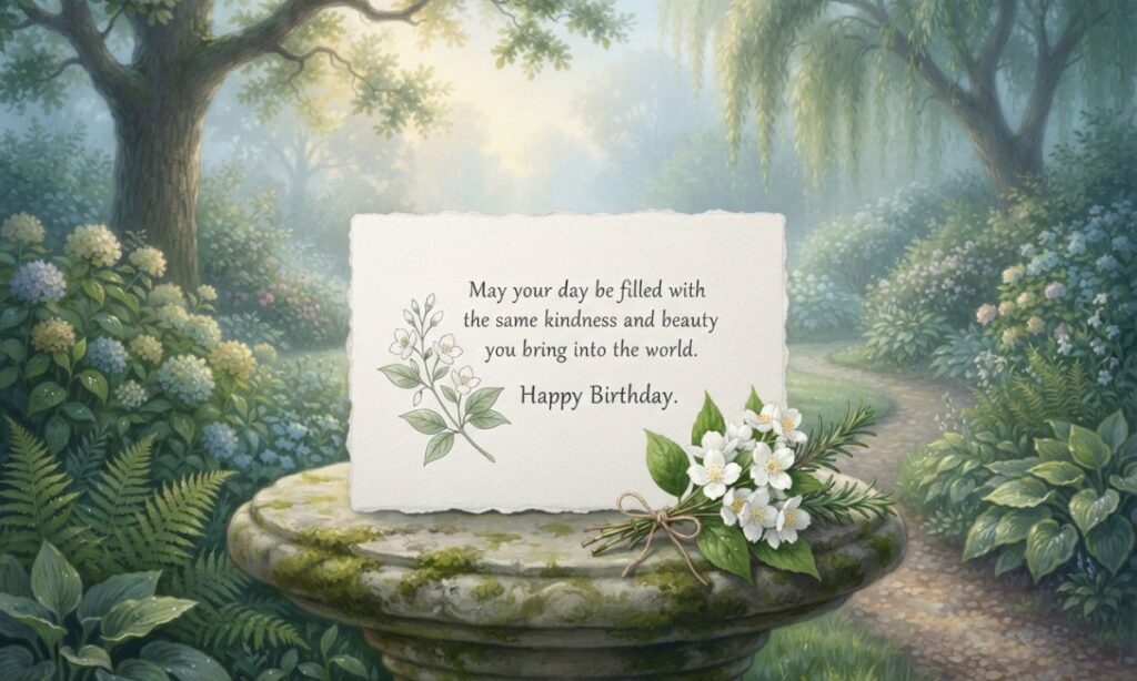 Heartfelt birthday