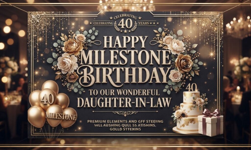 Milestone birthday