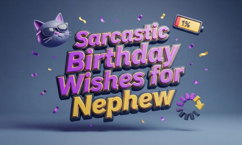 Sarcastic birthday