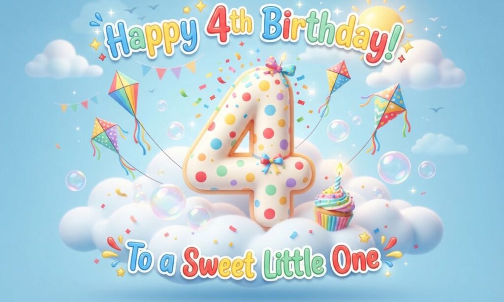 Sweet 4th birthday