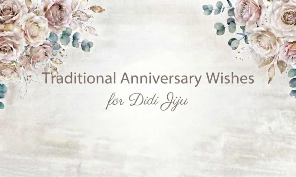 Traditional anniversary