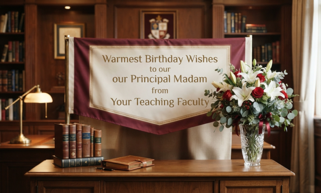 Wishes from teacher