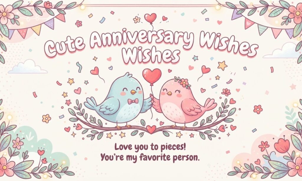 cute anniversary wishes