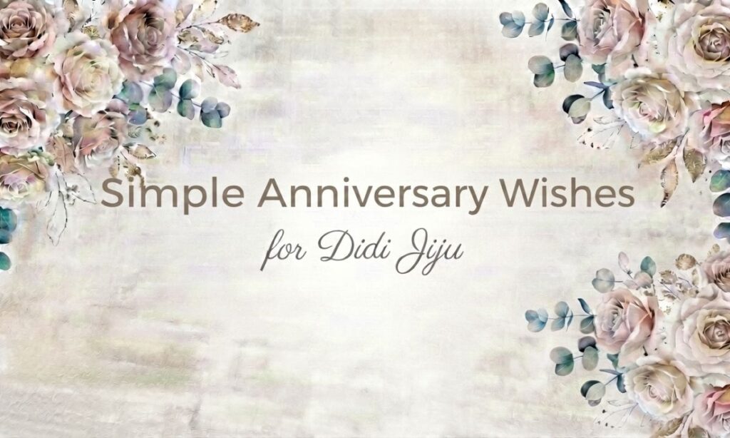simple anniversary