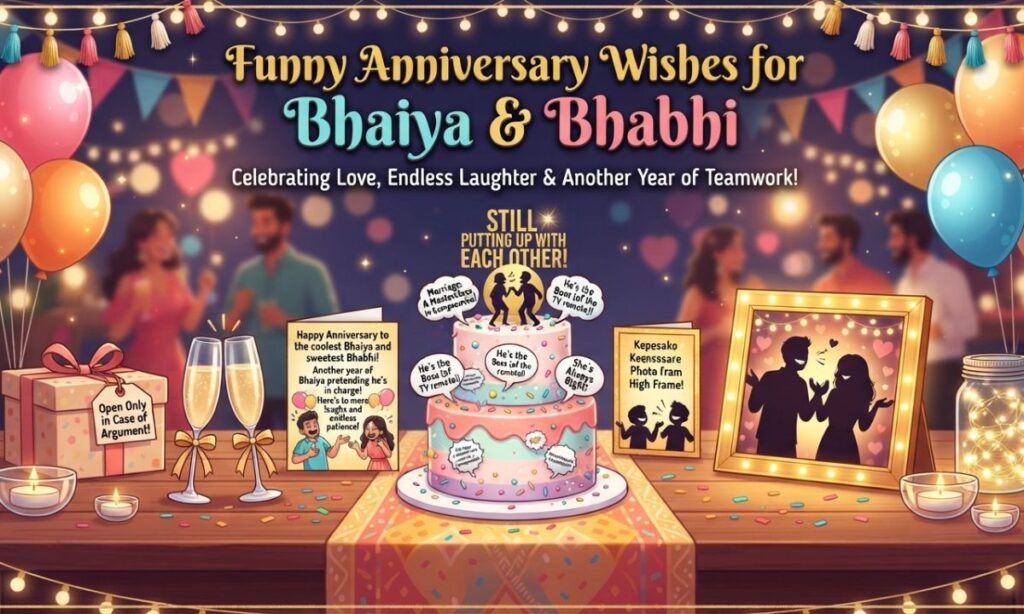 150+ Anniversary Wishes for Bhaiya and Bhabhi Sweet & Heartfelt Messages (2026)