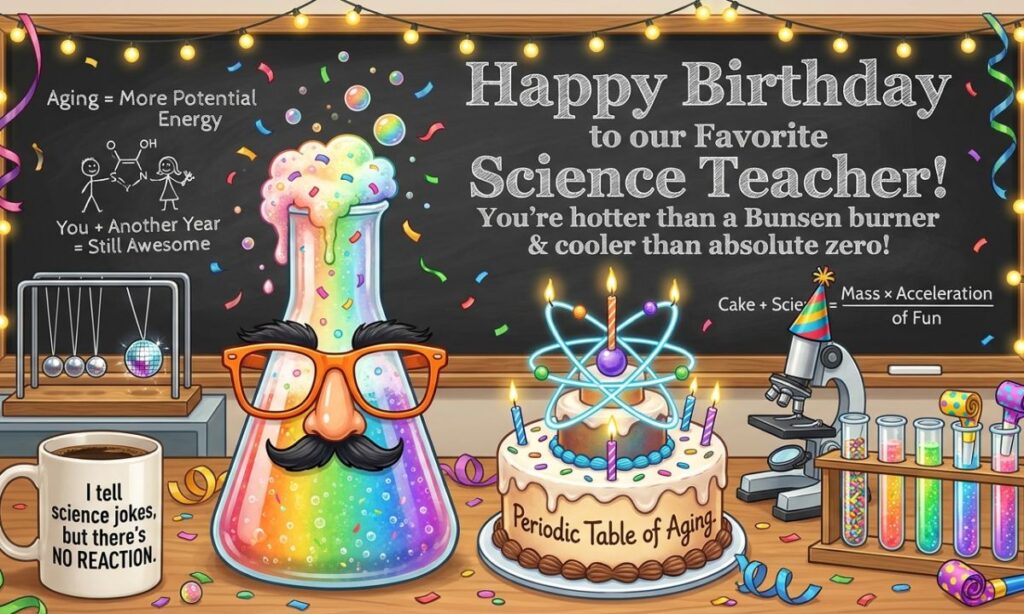 150+ Birthday Wishes for Science Teacher Respectful, Funny & Heartfelt Messages (2026)