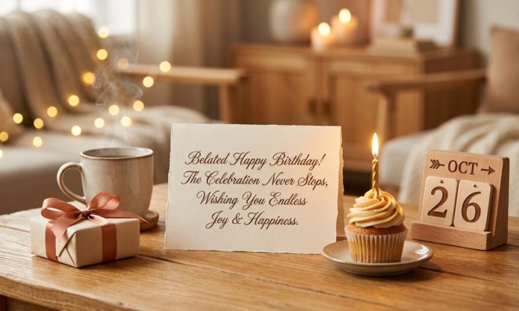 Bealated birthday