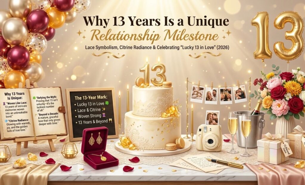 150+ Heartfelt 13 Year Anniversary Wishes, Romantic Messages & Sweet Quotes (2026)