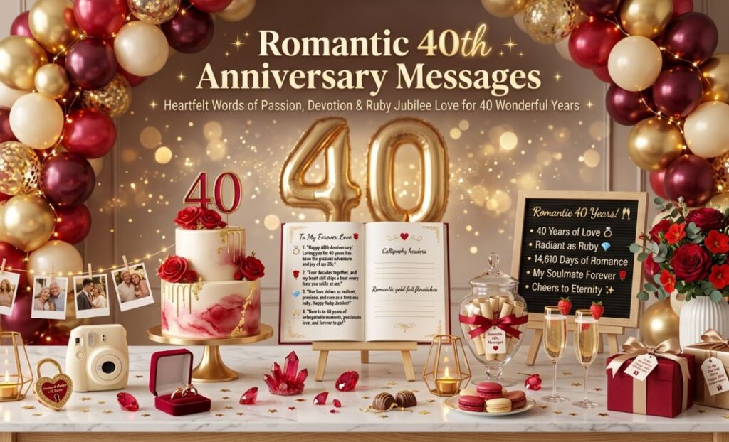 Romantic 40th anniversary